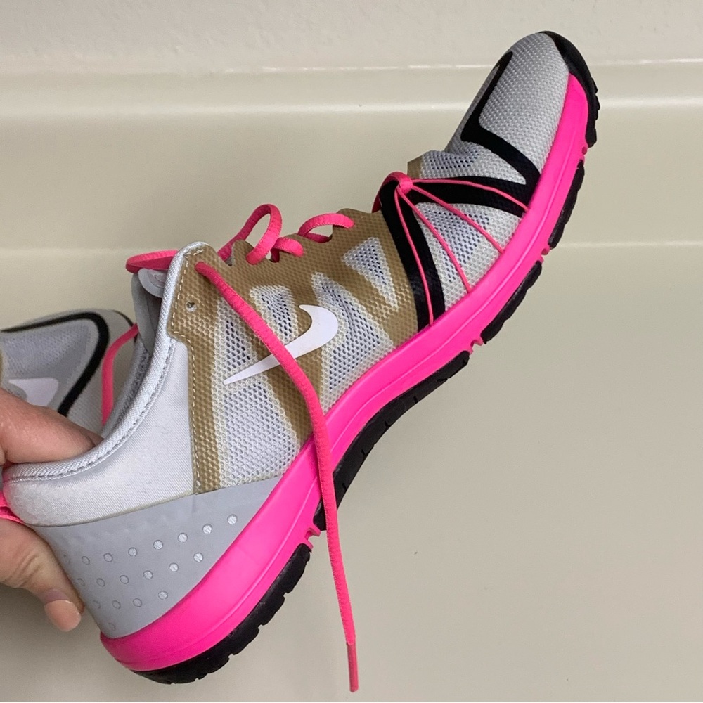 Nike Free Cross Complete Running Shoes, #749421-003, Grey Pink, Womens Size 7.5 - Picture 16 of 16
